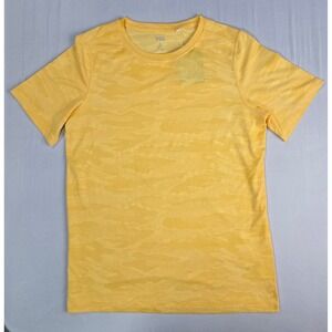 DSG Boys Yellow Tonal Camo Short Sleeve Activewear T-Shirt Size Large 14-16 NWT